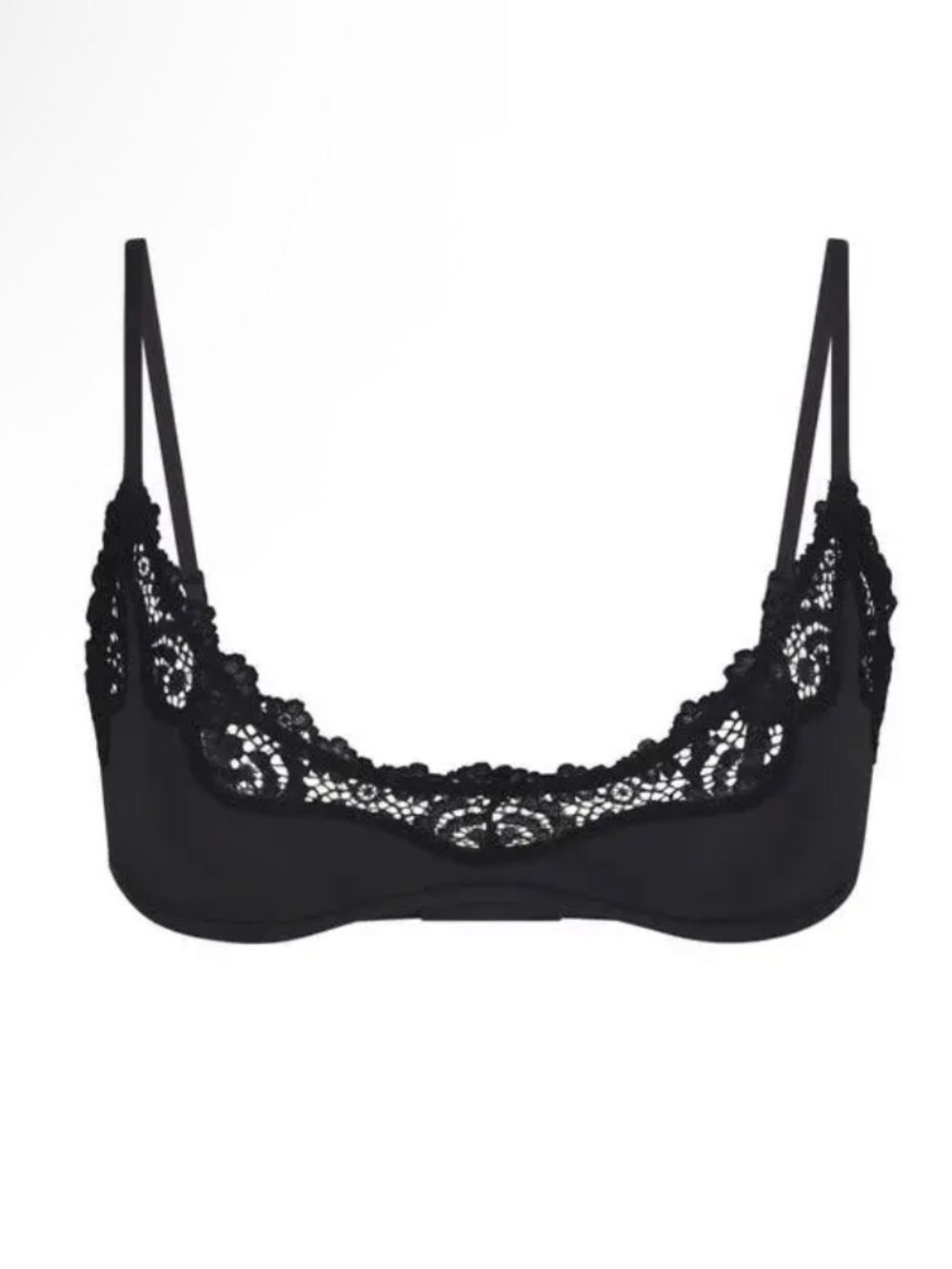 NWT SKIMS Fits Everybody Lace Scoop Bralette